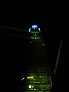 Laser-Countdown für Silvester 2016 in Chile - 2