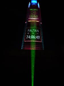Laser-Countdown für Silvester 2016 in Chile - 3