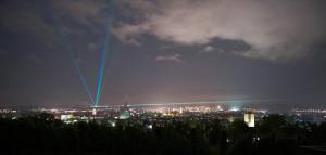 Outdoor laser over Lake Constance - 9