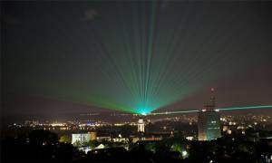 Outdoor laser over Lake Constance - 10