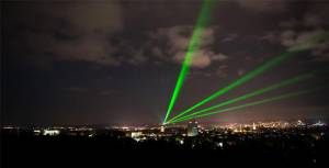 Outdoor laser over Lake Constance - 16