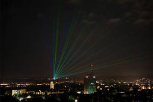 Outdoor laser over Lake Constance - 19