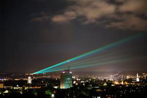 Outdoor laser over Lake Constance - 20