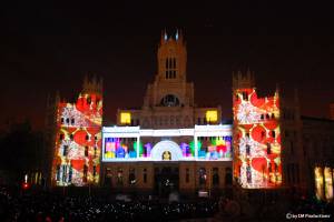 Multimediashow zu Weihnachten in Madrid, Spanien - 15