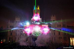 Multimediashow zu Weihnachten in Madrid, Spanien - 4