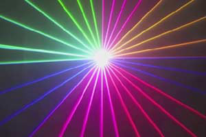 Lasershow in Südafrika mit einem PRO-700RGB 