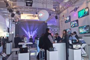 Lasershow auf der Prolight und Sound 2015, Frankfurt - 15