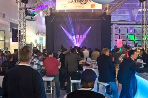 Lasershow auf der Prolight und Sound 2015, Frankfurt - 17