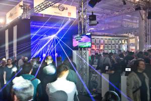Lasershow auf der Prolight und Sound 2015, Frankfurt - 11