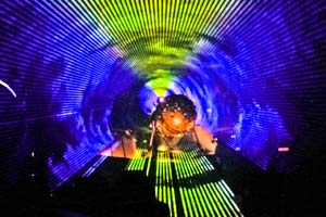 Planetarium Hamburg - Lasershow-Installation - 2